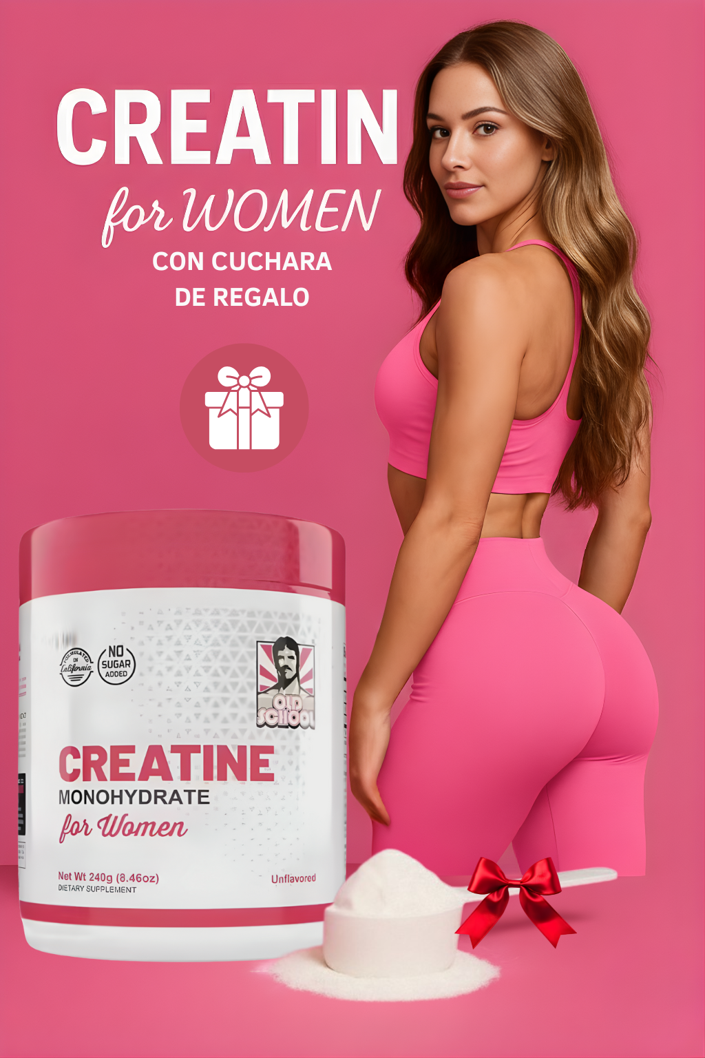 CREATINE WOMAN - GLUTEOS MÁS GRANDES EN 30 DÍAS 🍑
