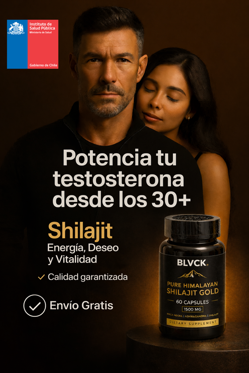 Shilajit Himalaya™ Potenciador Sexual (60 Cápsulas) + Maca Negra